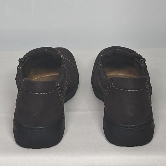 NEW Clarks Womens Carleigh Ray Leather Oxford sz 8.5 brown - Picture 3 of 5